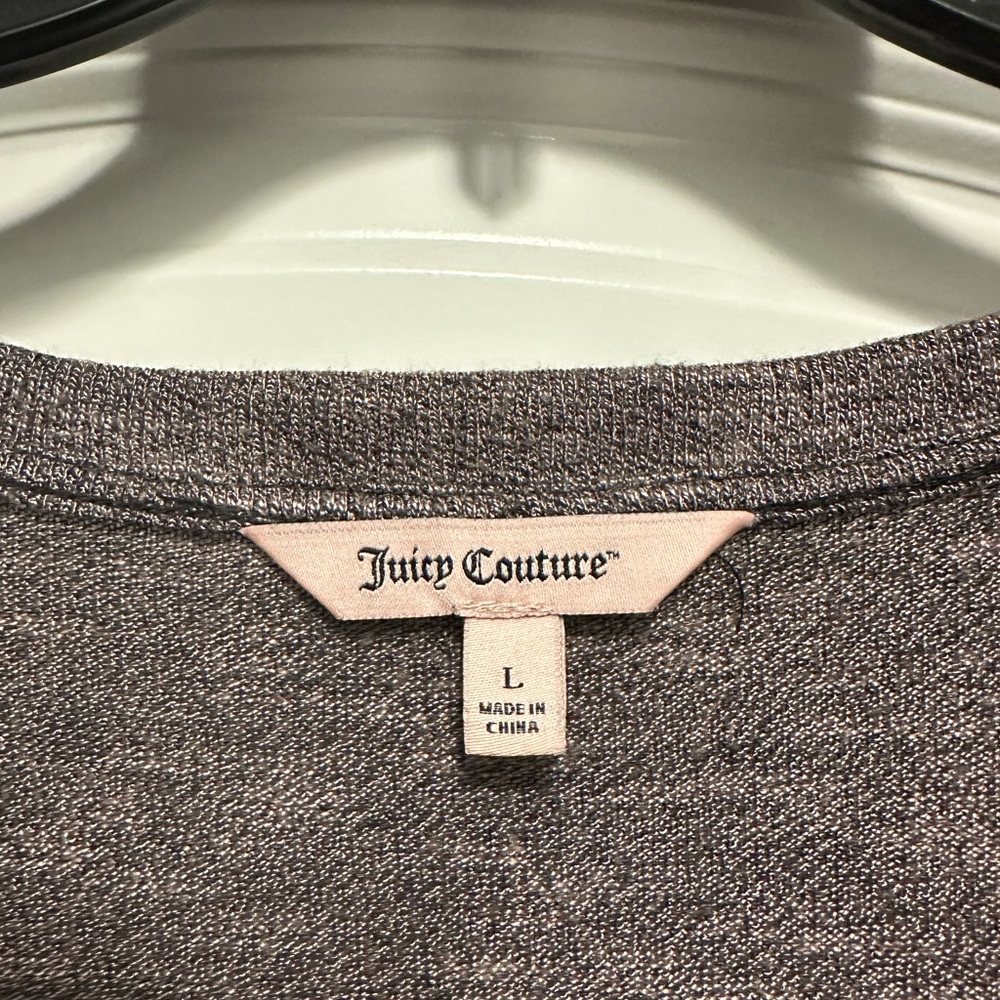 Brown/Taupe off the shoulder tunic sweater.